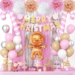 Décorations d'anniversaire sur le thème du football HLC, y compris des ballons de fête, une bannière Joyeux Anniversaire, des rideaux à franges, des guirlandes, des pompons en papier - Product Image 6