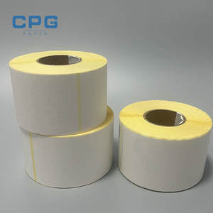 OEM Factory Premium Thermal Roll <b>Sticker</b> Oil Resistant 75X50 White Label Roll 5x3 1.5X1 Industrial Thermal Label Printer <b>Paper</b> - Product Image 1