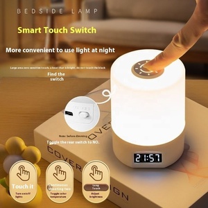 Hiện Đại Có Thể Sạc Lại LED Ánh Sáng Ban Đêm Bàn Đèn Cảm Ứng Điều Khiển Từ Xa Bảo Vệ Mắt Đèn Cạnh Giường Ngủ Cho Bé Điều Dưỡng Ngủ Phòng Ngủ - Product Image 1