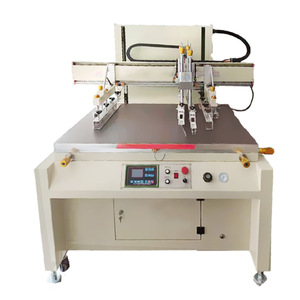 Máquina de serigrafía semiautomática de cama plana 6080 7090 para tela, cartón, láminas de PVC, monocromática, 1 estación - Product Image 1