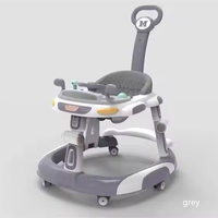 Chaise de marche musicale pour bébé en plastique de haute qualité, jouet d'apprentissage pour enfants, cadre en alliage d'aluminium, capacité de charge de 20 kg