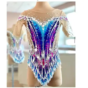 Traje de <span class=keywords><strong>Ballet</strong></span> Rítmico Artístico para Niñas y Adultas, Ropa de Actuación, Gimnasia, Danza del Vientre, Conjuntos Svitania - Product Image 1