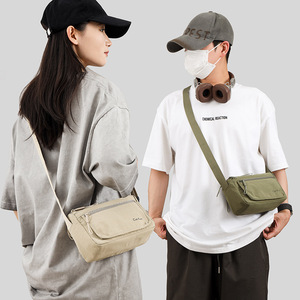 Sac à bandoulière unisexe en nylon résistant à l'eau avec fermeture éclair pour femme, grande capacité, vente en gros - Product Image 6
