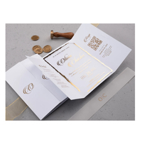 Invitations de Mariage Personnalisées en Acrylique Transparent Format A5 pour Événements Spéciaux comme la Saint-Valentin et la Fête des Mères
