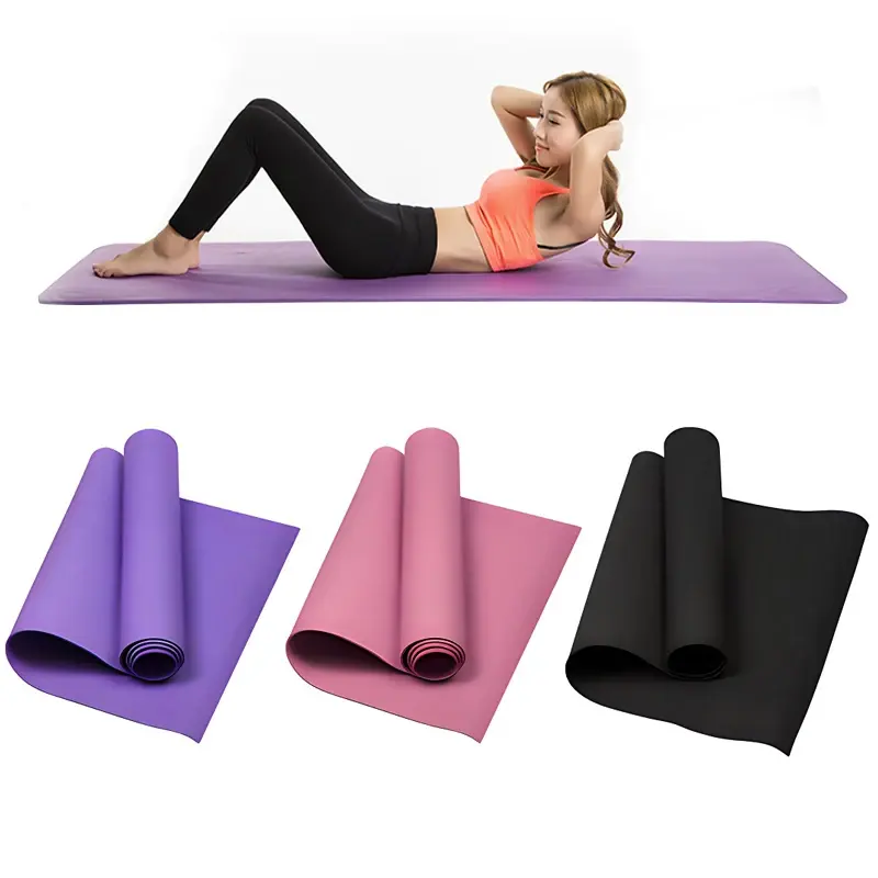 4mm dày EVA Yoga thảm chống trượt thể thao tập thể dục Mat Chăn cho tập thể dục Yoga và Pilates Thể dục dụng cụ Mat thiết bị tập thể dục