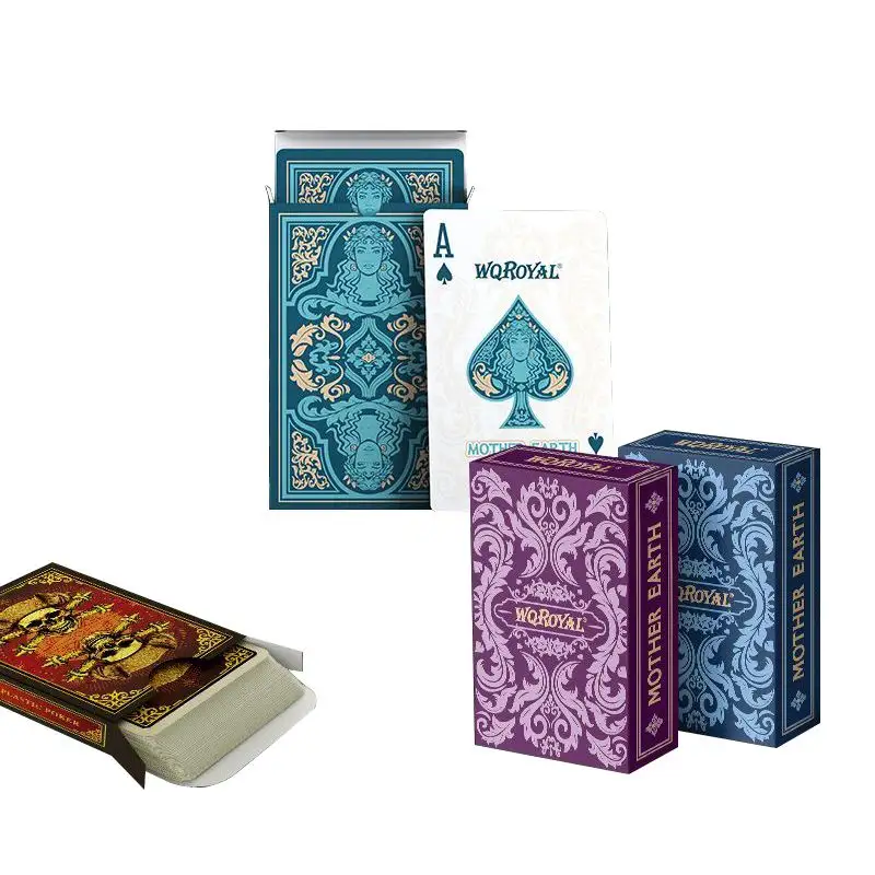 Caixa de cartão de papel profissional para jogo de cartas, caixa de cartão colorida para fones de ouvido, caixa de papel para tatuagem, 300gsm