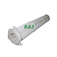Kartrid Filter Udara Pengganti Kelas Industri Membran Nano-web/PTFE untuk Filter Debu Turbin Gas & Pelapisan Bubuk