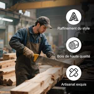 AOCEAN 6 Inch White <strong>Wood</strong> Unfinished Standing <strong>Letters</strong> Wall Decorative Block <strong>Letters</strong> Theme J for Home Party Projects - Product Image 6