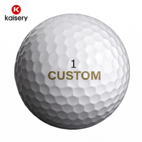Balles de golf en gros personnalisées avec logo imprimé, blanches, 2, 3 ou 4 pièces, en Surlyn ou en uréthane, souples et durables, vente en gros
