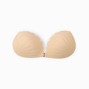 Patch de poitrine invisible à la mode sans bretelles respirant soutien-gorge de coquille de tous les jours de style non tissé avec coupe sans fil sans couture - Product Image 2