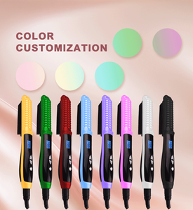 Cepillo Alisador <span class=keywords><strong>de</strong></span> <span class=keywords><strong>Cabello</strong></span> a Vapor con Calentamiento <span class=keywords><strong>de</strong></span> Cerámica PTC, Peine <span class=keywords><strong>de</strong></span> Estilizado con LED, 6 Ajustes <span class=keywords><strong>de</strong></span> Temperatura para Uso Doméstico y en Hoteles, OEM/ODM - Product Image 2