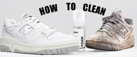 EKEM Marque privée Mousse nettoyante 120ml pour chaussures blanches Solution sans lavage pour chaussures Liquide de nettoyage en profondeur