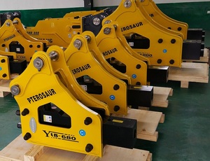 3-7 टन खुदाई के लिए साइज्ड साइड प्रकार हाइड्रोलिक जैक कंक्रीट हथौड़ा हाइड्रोलिक रॉक स्टोन ब्रेकर्स - Product Image 3