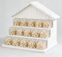 ECOBOX Conteneur en plastique hermétique pour fruits secs, biscuits, bonbons, gommes, confiseries, et autres aliments en vrac