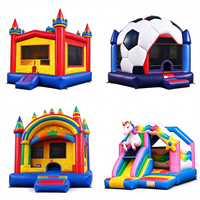 Château gonflable commercial robuste en PVC, durable, grand format, pour enfants, adultes et écoles