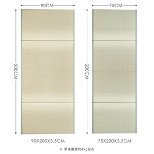 Foldable Japanese Tatami Floor <strong>Mattress</strong> Thickened Sleeping Pad Multi-Functional <strong>Roll</strong> <strong>Out</strong> Play Mat Breathable Rush Grass Carpet - Product Image 3