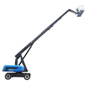 PLK Mobile rimorchio rimorchio manovella 12m Cherry Picker sollevamento braccio articolato