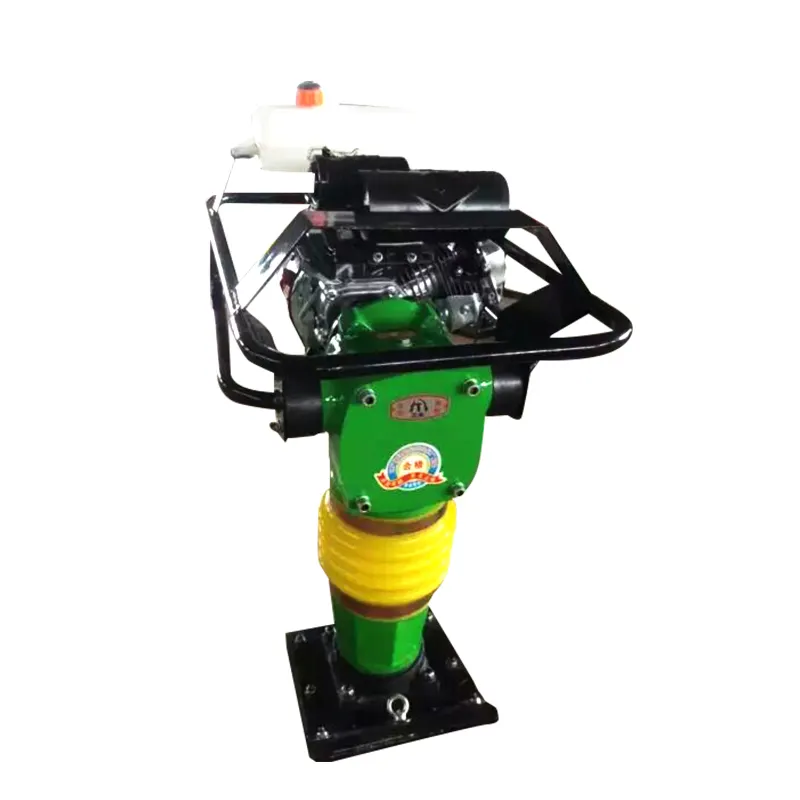 Gasoline Engine Jumping Vibrating Tamping Rammer Compactor Machine Price