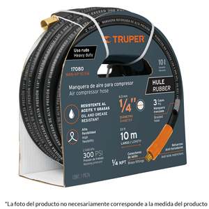 Truper MAN-AP-10-1/2 compressore industriale tubo di gomma 10 m X 1/2' - Product Image 1