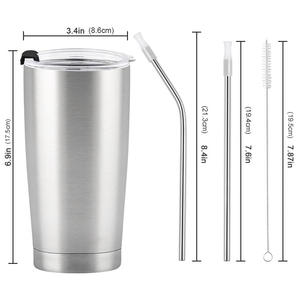 DAJI HYDRO 20oz Vaso de acero inoxidable Bonita taza de doble pared para niños Impresión de Navidad para oficina Taza de regalo de viaje Incluye tapa - Product Image 4