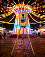Machine de photomaton avec écran tactile double face de 18,5 pouces, compatible avec les appareils photo reflex numériques et les iPad