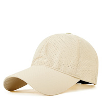Casquette de baseball unisexe d'été en nylon Oxford respirant à séchage rapide, 6 panneaux, broderie 3D personnalisable, vente en gros