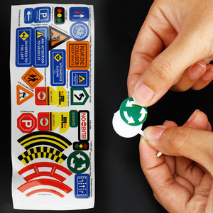 ชุดป้ายจราจรและป้ายสัญลักษณ์<span class=keywords><strong>ภาษา</strong></span>อังกฤษ 28 ชิ้น ของขวัญของเล่นสำหรับเด็ก - Product Image 2