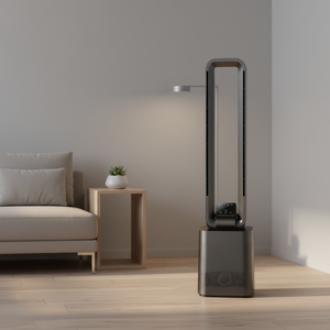 <span class=keywords><strong>Ventilateur</strong></span> tour sans pales de 33 pouces avec <span class=keywords><strong>purificateur</strong></span> <span class=keywords><strong>d</strong></span>'<span class=keywords><strong>air</strong></span> à filtre HEPA, <span class=keywords><strong>ventilateur</strong></span> oscillant électrique avec télécommande <span class=keywords><strong>et</strong></span> minuterie, 3 vitesses - Product Image 1