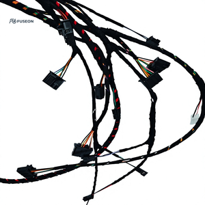 Faisceau de câblage principal du tableau de bord du véhicule, assemblage dense multi-branques, connecteur noir-rose, personnalisé OEM 12V 24V - Product Image 3