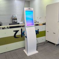 Kiosco de Pago de Autoservicio con Pantalla Curva de 23.6 Pulgadas para Bancos y Hospitales