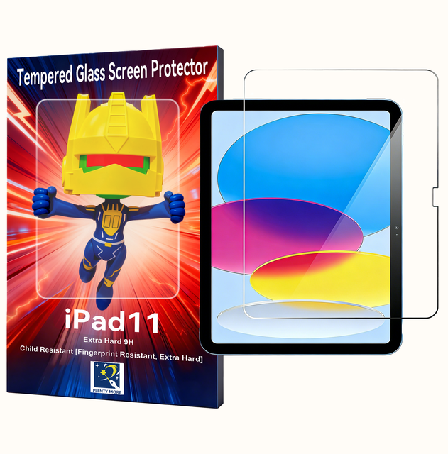 Premium 9H Tempered Glass Ultra-Thin 2.5D Anti-Fingerprint Waterproof Anti-Scratch Screen Protector for iPad Mobile Phone