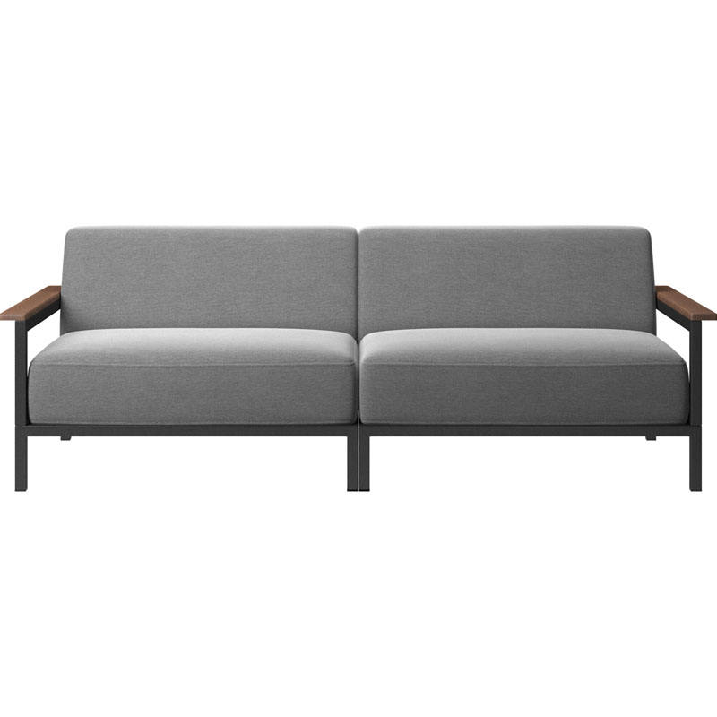 Outdoor patio sofa set furniture aluminum casting outdoor sofa best-selling garden sofa