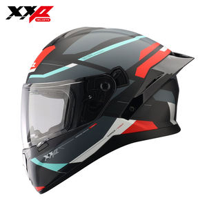 Nuevos Cascos Integrales de Motocicleta ABS con Doble Visera, Hebilla de Liberación Rápida, Talla XXL, Modelo XXP Warrior KNIGHT, Certificación DOT - Product Image 1