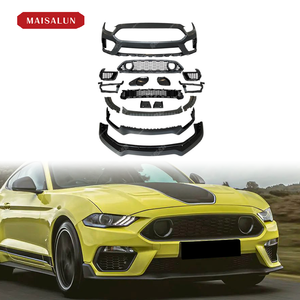 ชุดตัวถังกันชนกันชนหน้ารถยนต์สำหรับ <span class=keywords><strong>Ford</strong></span> <span class=keywords><strong>Mustang</strong></span> 15-17อัพเกรด <span class=keywords><strong>Mach</strong></span> 1พร้อมช่องระบายความร้อนด้านหน้า - Product Image 2
