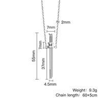 Collier Pendentif en Acier Inoxydable Motif Balle, Outil Tube Ressort et Cuillère