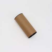 Tube d'expédition en papier kraft personnalisé avec bouchons, emballage en vrac, tubes ronds en carton pour impressions d'art, cartes, plans