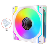 Nouvelle arrivée 5V ARGB boîtier ventilateur plastique refroidissement rvb CPU ventilateurs radiateur pour boîtier d'ordinateur