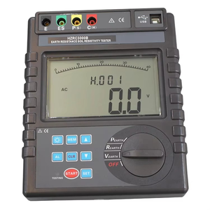 HZRC-3000B Soil Resistivity <strong>Tester</strong> Accurate Earth Resistance Meter For Grounding Measuring Soil Resistivity - Product Image 2