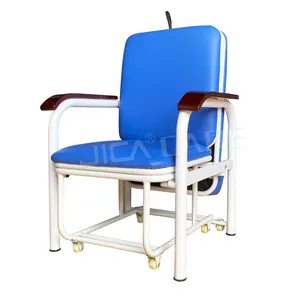 Silla de infusión de transfusión ajustable, cómoda, con soporte para L. V., para hospital