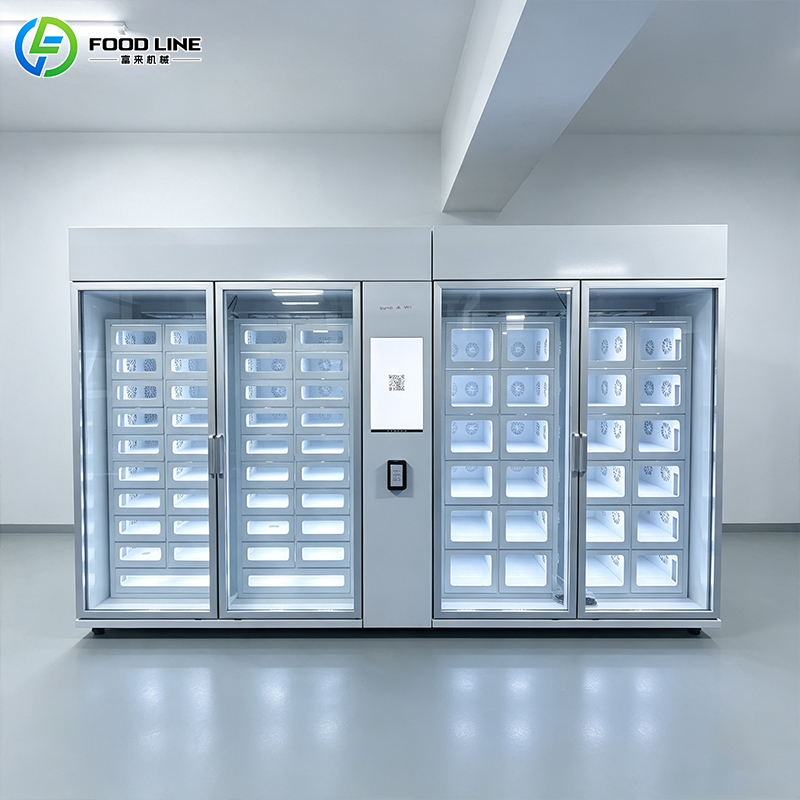 Triple Integral Types Smart Lattice Vending Cabinet Commercial Refrigerated Locker Vending ...