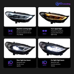 Nuevo 17-21 para Ford Mondeo LED conjunto de Faros 8000K Temperatura de Color dedicado para dirección de haz bajo Streamer de luz modificada - Product Image 5