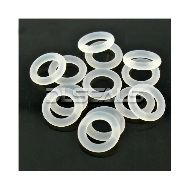 Fábrica personalização amostra grátis Borracha transparente o anel silicone o-ring