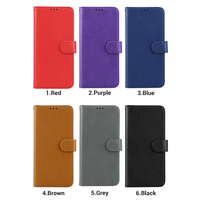 Coques de téléphone portable antichoc en cuir PU et TPU style ourlet hijab pour Infinix Note 40 Pro – Housse arrière