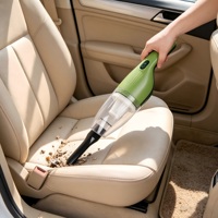 Aspirateur portable haute puissance (plus de 4000 Pa) pour voiture et maison, double usage humide/sec, en ABS, pour l'élimination des poils d'animaux, multifonction