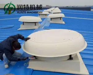 Sıcak satış 1460 modeli 50 inç Frp havalandırma koni çatı monte FRP egzoz fanı depo fabrika için çatı fanı havalandırma