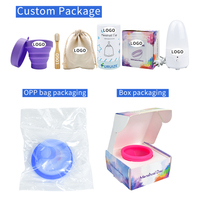 Disco Menstrual Reutilizable Furuize al por Mayor, Copa Menstrual de Silicona de Grado Médico, Copa Menstrual para Higiene Femenina, Marca Privada OEM
