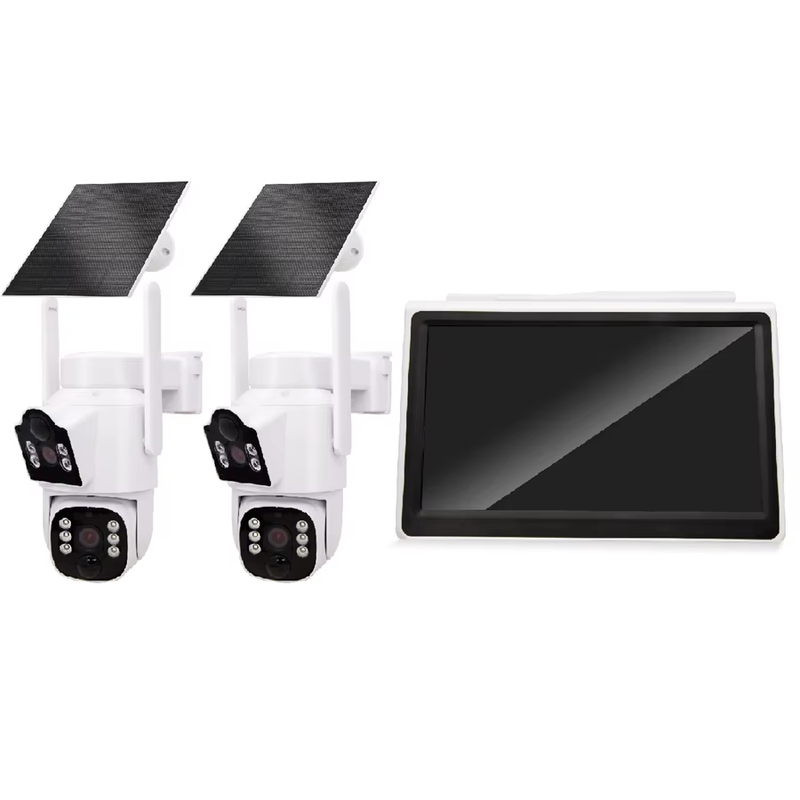 Smart Dual Lens Solar Security Camera