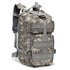 <span class=keywords><strong>Mochila</strong></span> Táctica Verde Impermeable para Exteriores, Diseño Impermeable Molle para Camping y Senderismo, <span class=keywords><strong>Mochila</strong></span> de Nailon de Camuflaje - Product Image 2