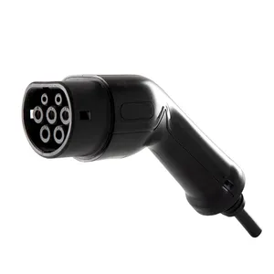ev car charger adapter type 2 to type 2 ev cable plug 32a 7.2kw single to iec 62196 socket