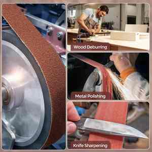 Bande abrasive de ponçage 10 mm, dureté moyenne, pour le polissage du bois, OEM - Product Image 2